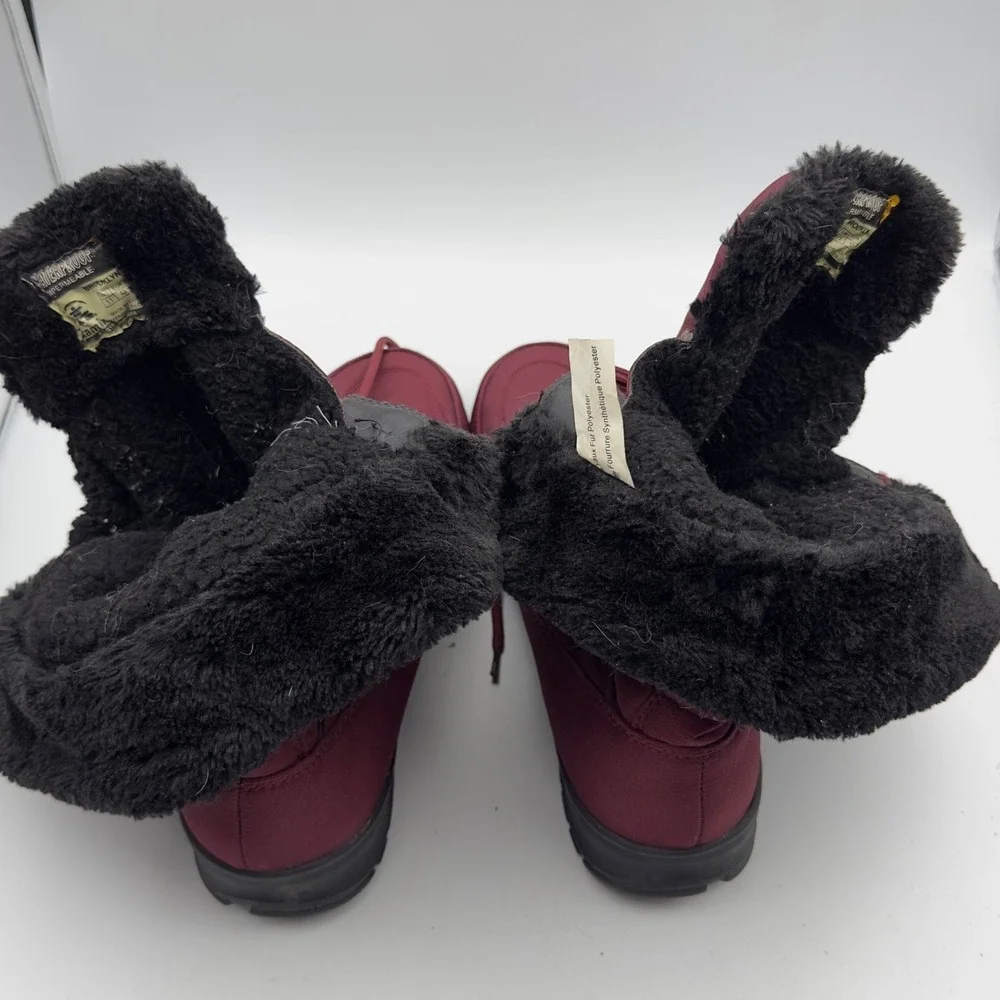 Kamik Brooklyn Womens 11 Winter Snow Boots Burgundy Waterproof DriDefense Tech